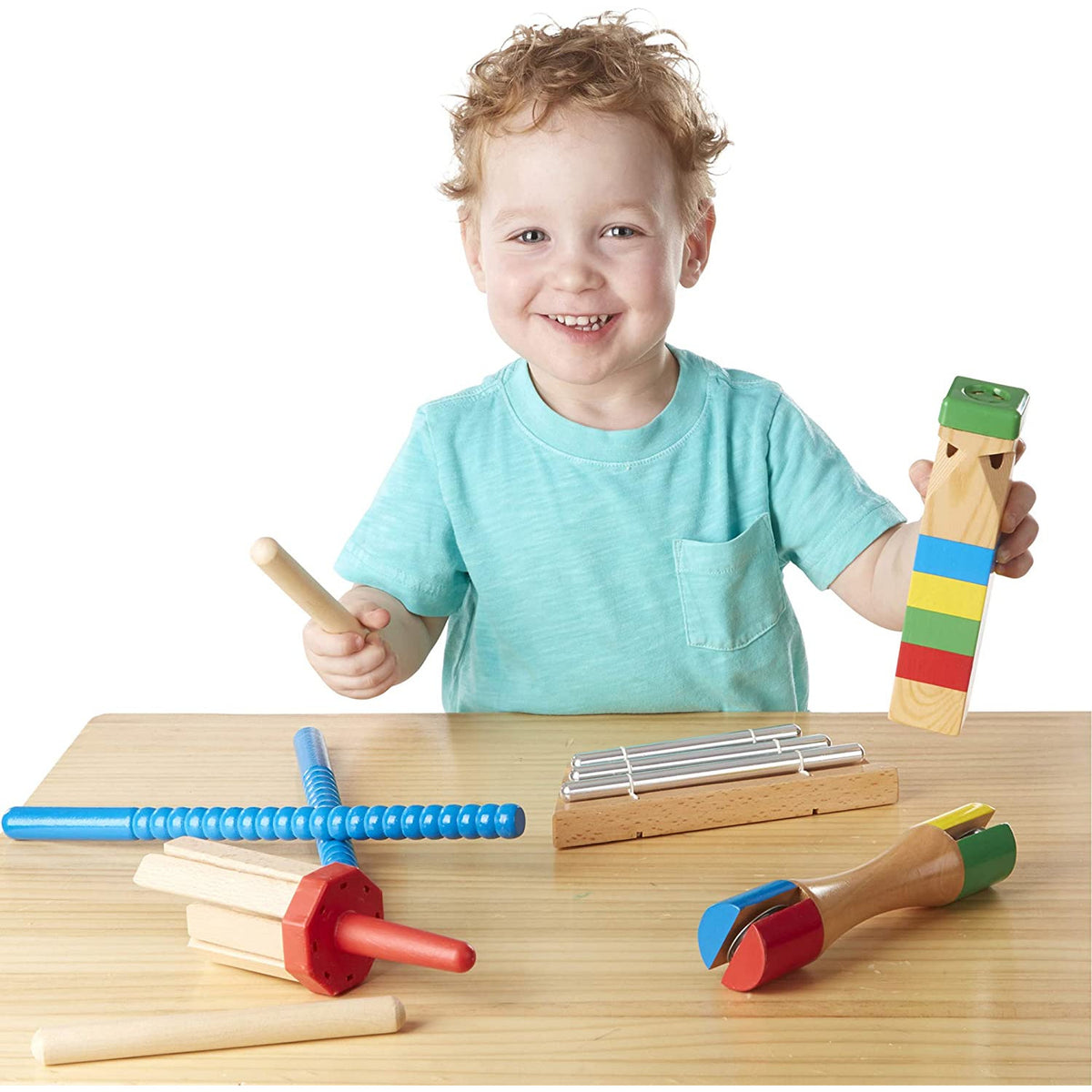 Melissa and Doug Band-in-a-Box Chime! Whistle! Jingle!