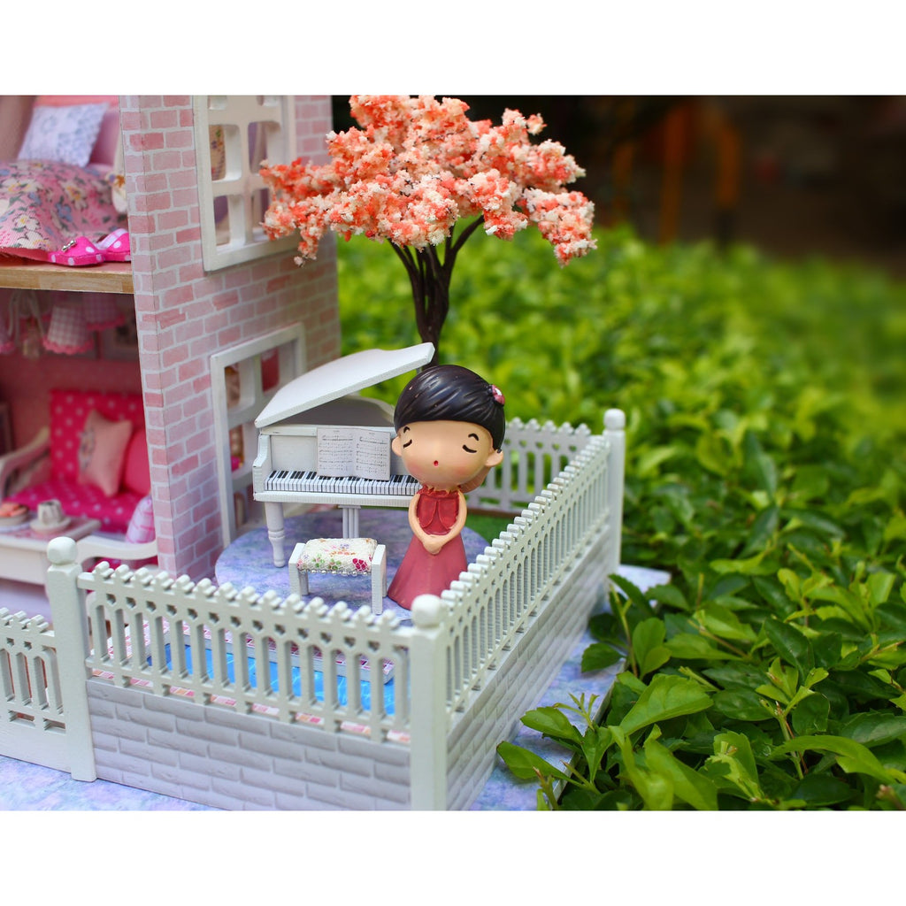 Pink Cherry Blossoms TOTORO Version DIY Large Dollhouse