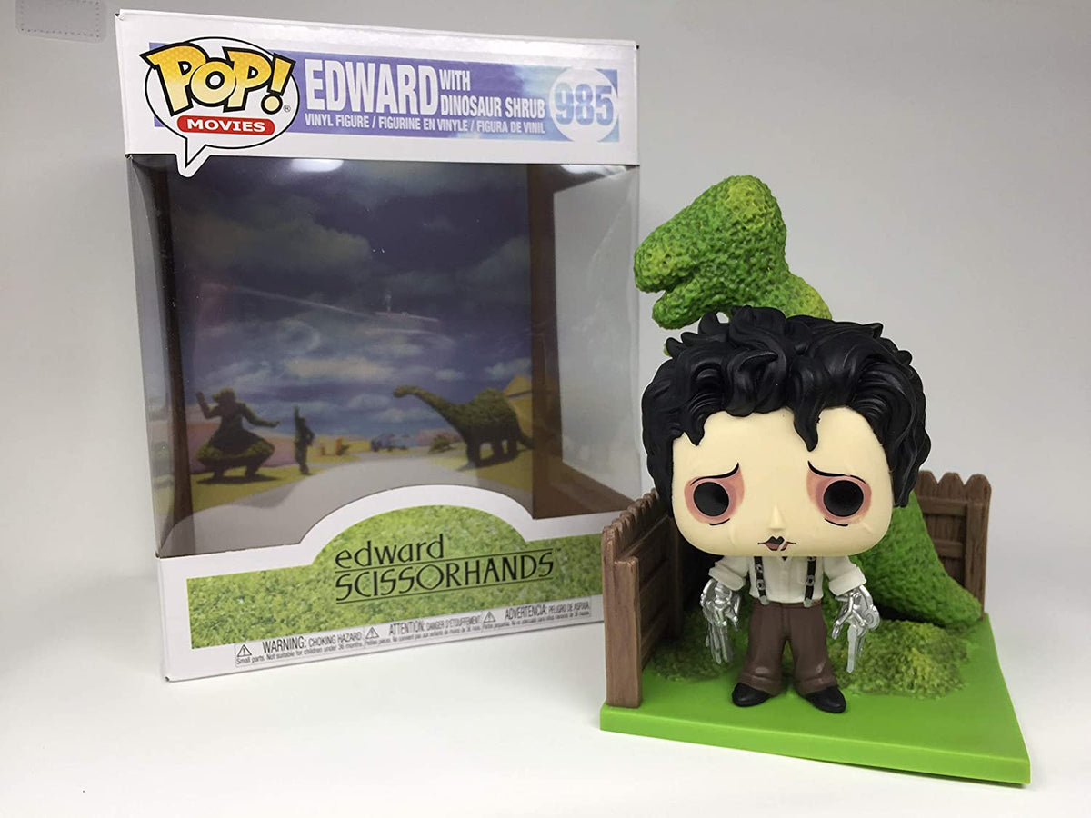 Funko Edward Scissorhands and Dino Hedge Deluxe Pop! Vinyl