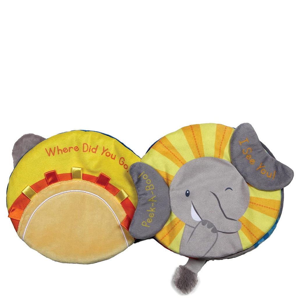 GUND Flappy Elephant Soft Book Plush