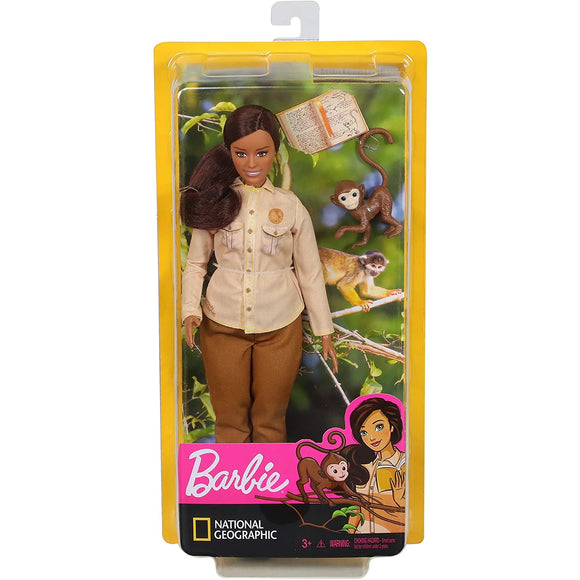 Barbie Wildlife Conservationist Brunette Doll, Inspired by National Geographic
