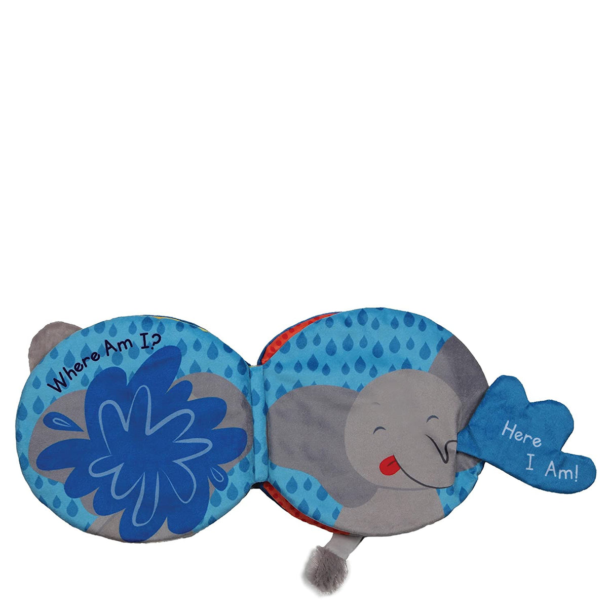 GUND Flappy Elephant Soft Book Plush