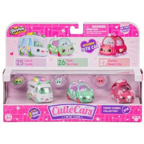 Shopkins Series 1 Cutie Cars 3-Pack - Candy Combo