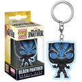 Black Panther Blue Glow Pocket Pop! Key Chain