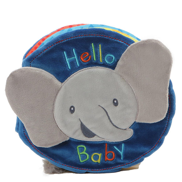 GUND Flappy Elephant Soft Book Plush