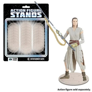 Action Figure Stands 25-Pack - Clear