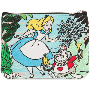 Alice in Wonderland Canvas Pouch