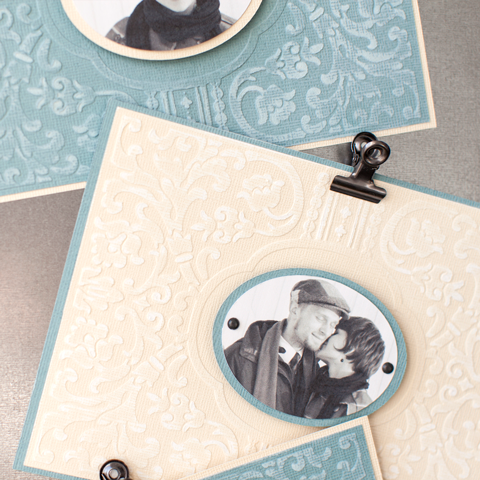 Anna Griffin® Baroque Vine Frame Embossing Folder