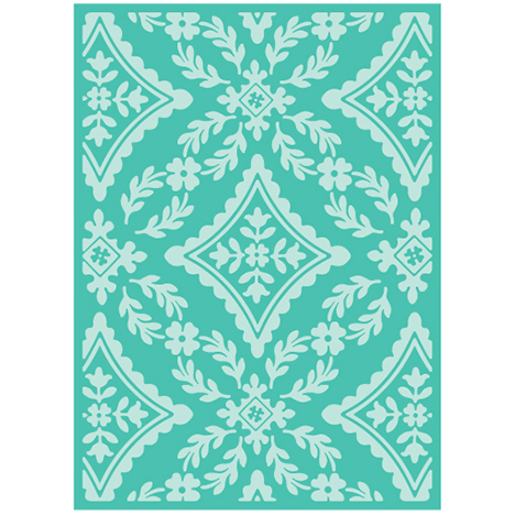 Anna Griffin® Diamond Flourish Embossing Folder