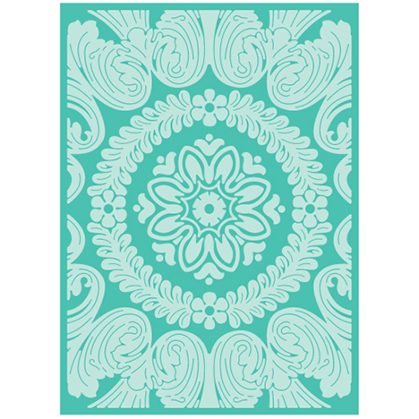 Anna Griffin® Ornate Medallion Embossing Folder