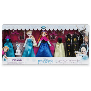 Anna and Elsa Mini Doll Wardrobe Play Set - Frozen