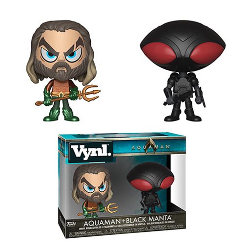Aquaman and Black Manta Vynl. Figure 2-Pack