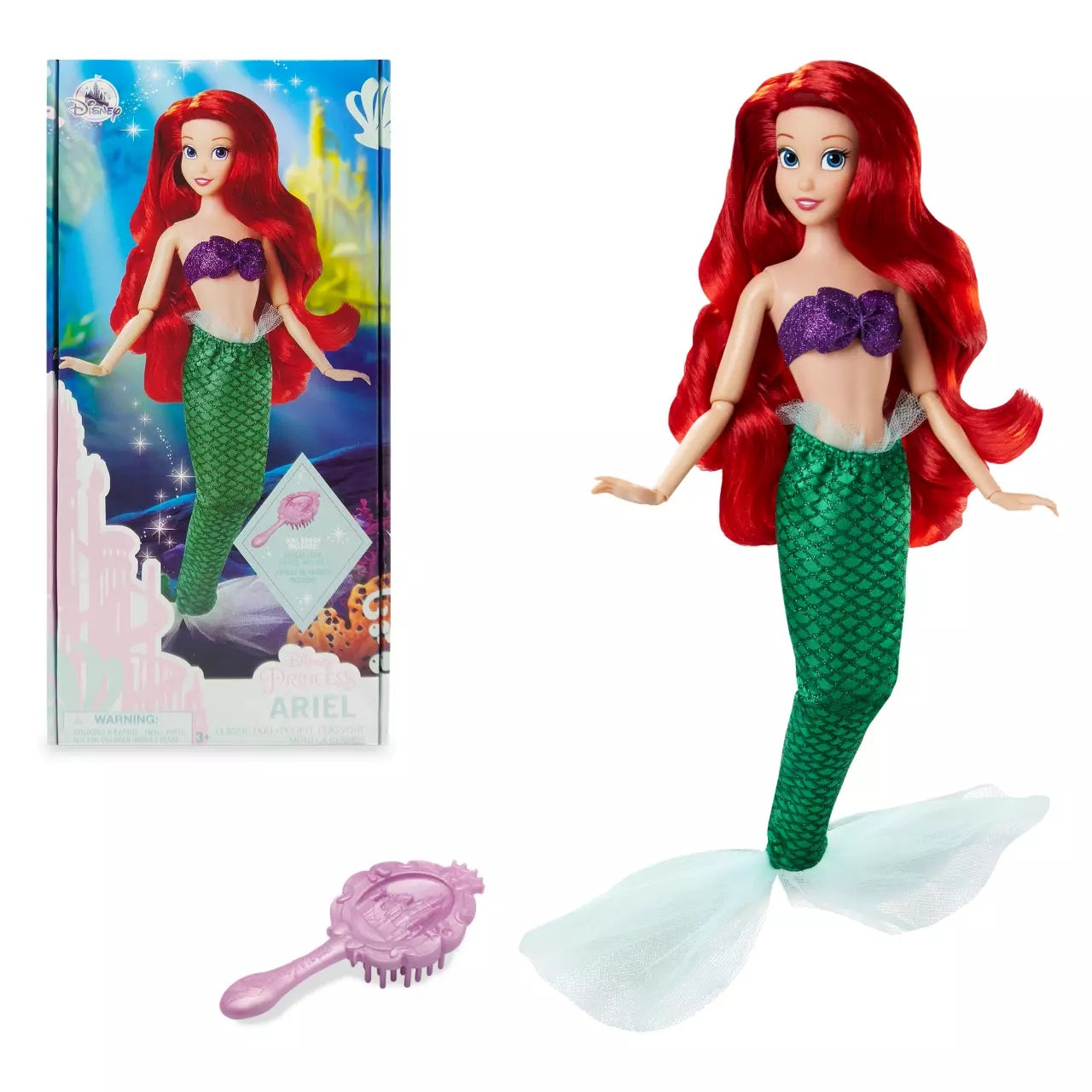 Disney Store Princess Ariel Classic Doll – The Little Mermaid – 11 1/2'' 2022 New Packaging