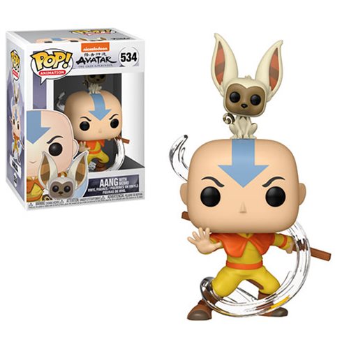 Avatar Aang with Momo #534 Funko Pop Animation vinyl figure