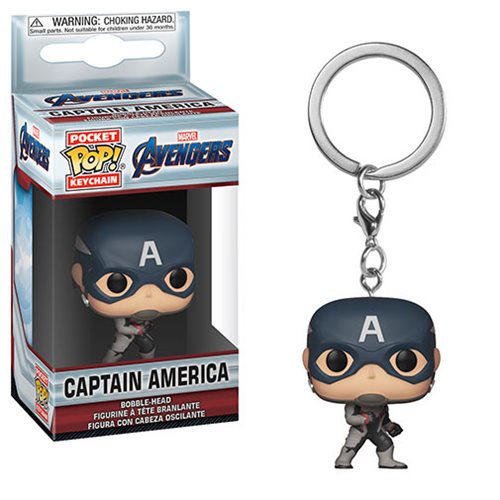 Funko Avengers: Endgame Captain America Pocket Funko Pop! Key Chain