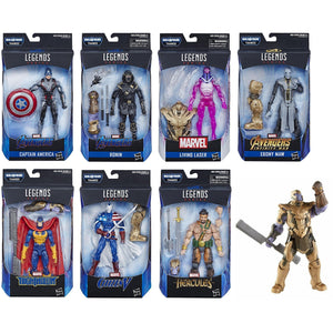 BAF Thanos With Armor - Avengers Marvel Legends 6-Inch Action Figures (Sold Separately)