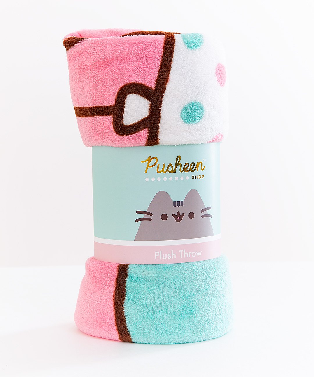 Balloon pusheen 2025 plush throw blanket