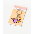Bat Pusheen Keychain