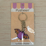 Bat Pusheen Keychain