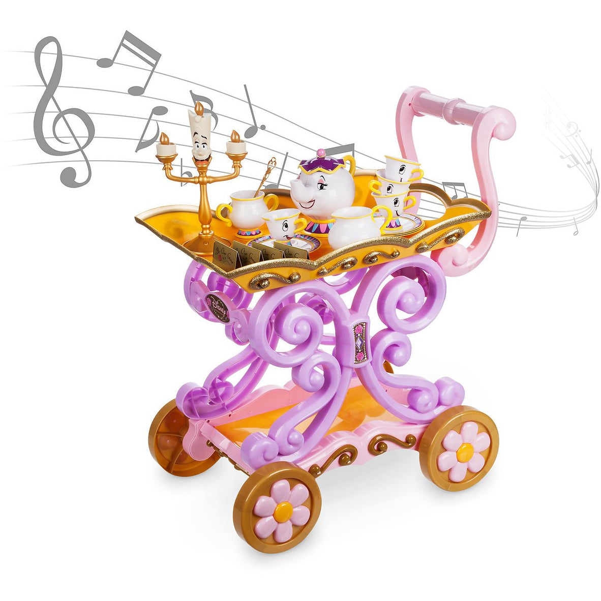 Beauty and the Beast ''Be Our Guest'' Singing Tea Cart Play Set