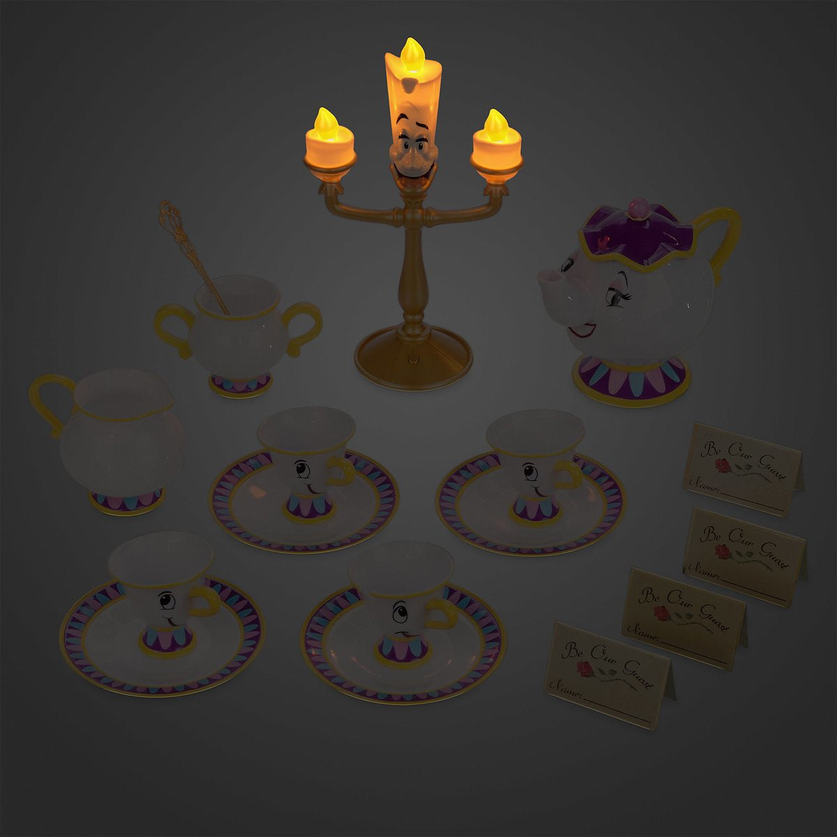 Beauty and the Beast ''Be Our Guest'' Singing Tea Cart Play Set