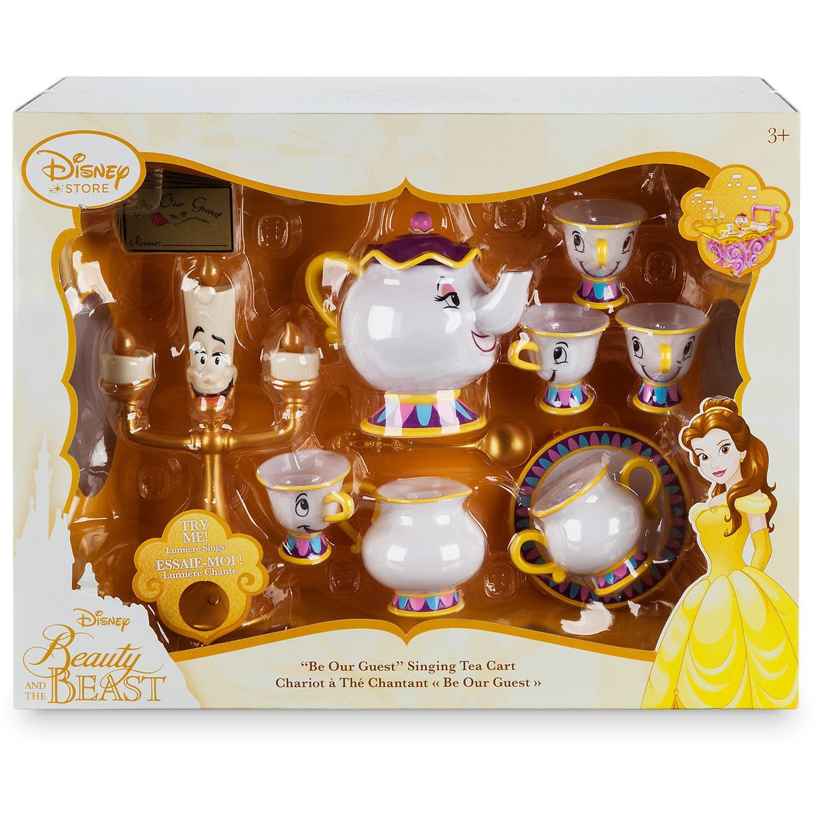 Beauty and the Beast ''Be Our Guest'' Singing Tea Cart Play Set