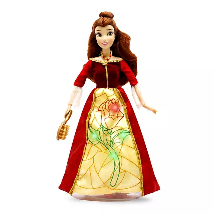 Disney Store Belle Premium Doll with Light-Up Dress – Beauty and the Beast – 11''