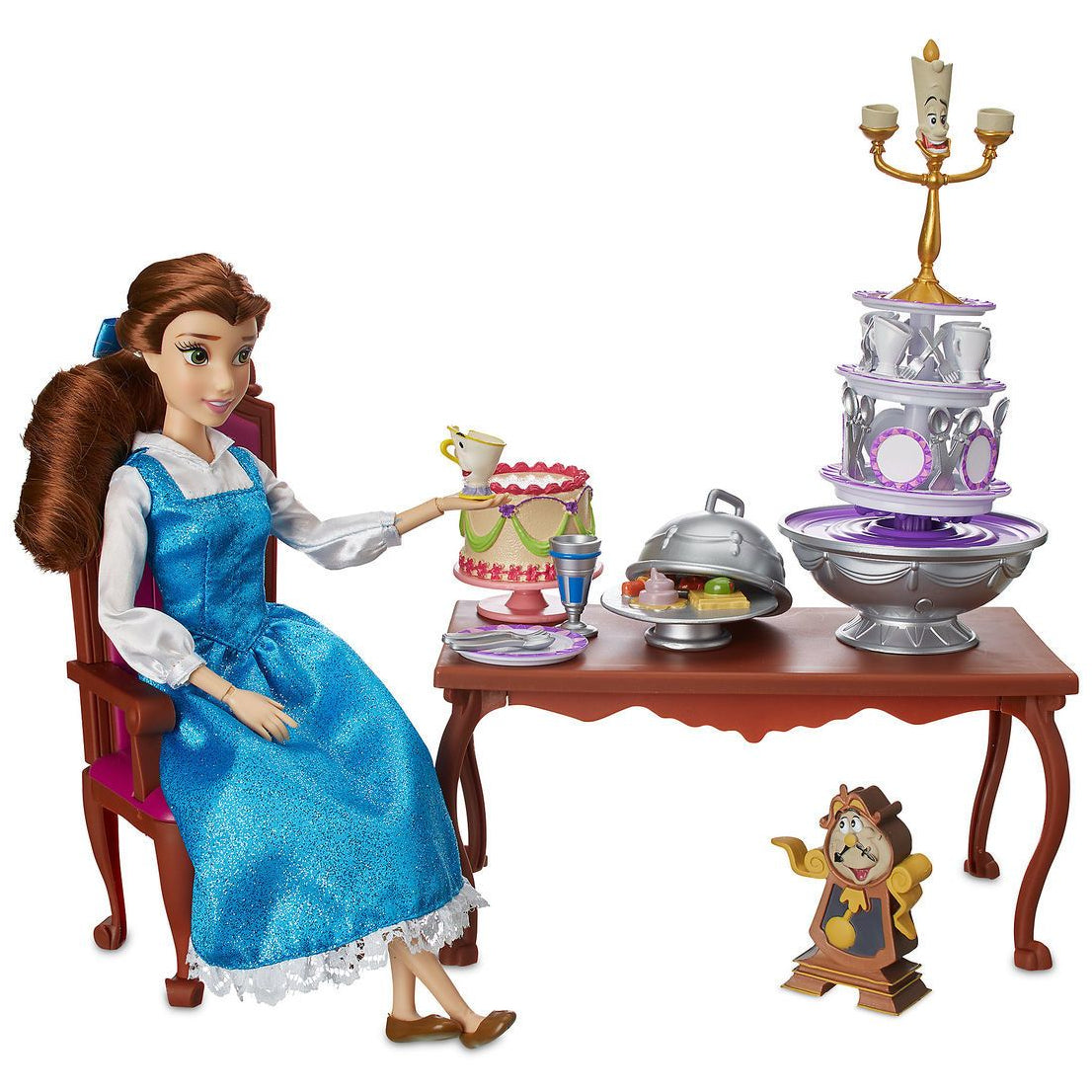 Belle Classic Doll Dinner Party Play Set - Beauty and the Beast