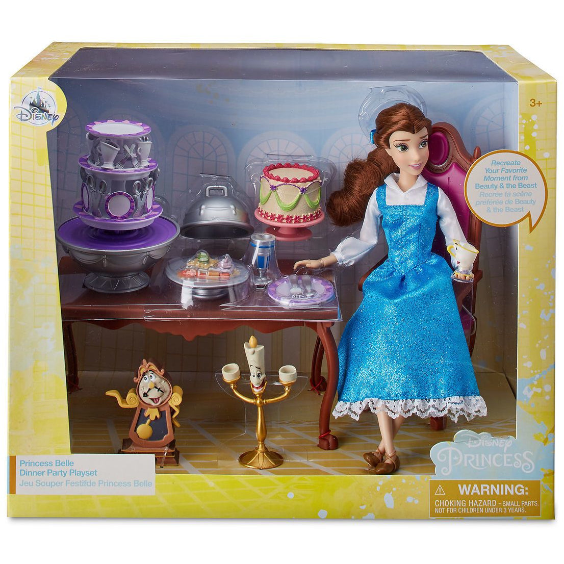 Belle Classic Doll Dinner Party Play Set - Beauty and the Beast
