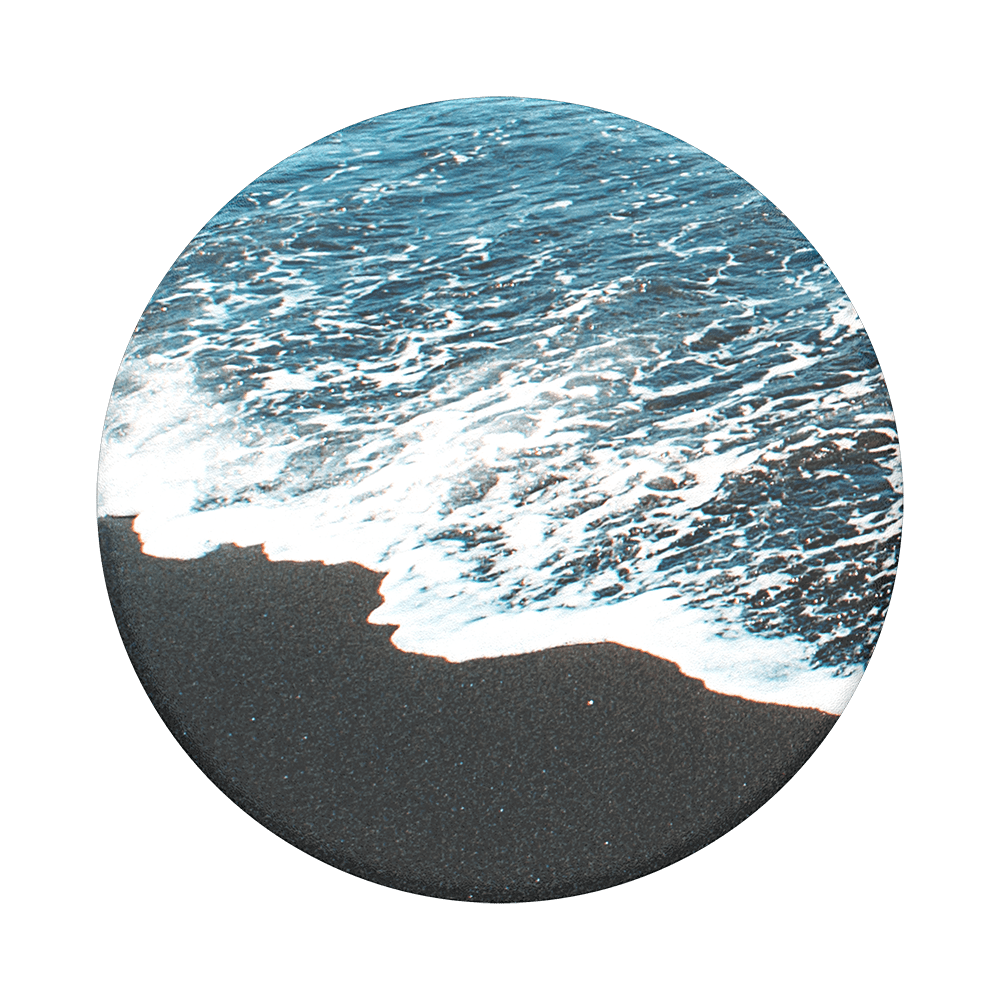 PopSockets PopGrip Black Sand Beach