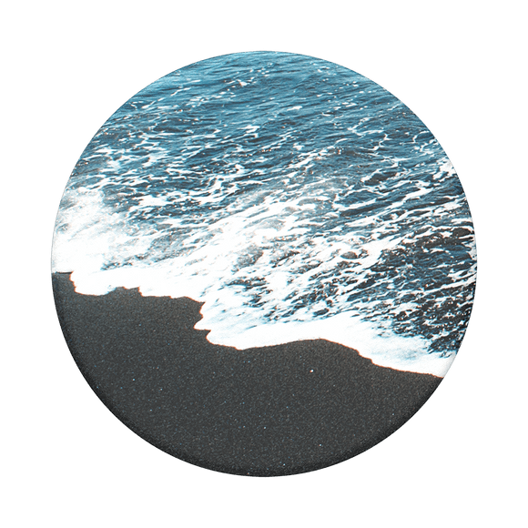 PopSockets PopGrip Black Sand Beach