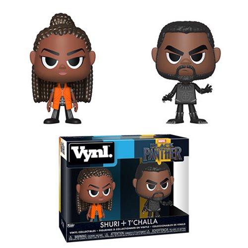 Black Panther T'Challa and Shuri Funko Vynl. Figure 2-Pack