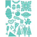 Cuttlebug Holiday Sampler Cut & Emboss Die Set