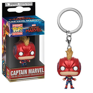 Captain Marvel Masked Pocket Funko Pop! Key Chain