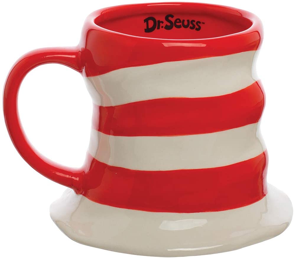 Cat in the Hat 16 oz. Sculpted Ceramic Mug