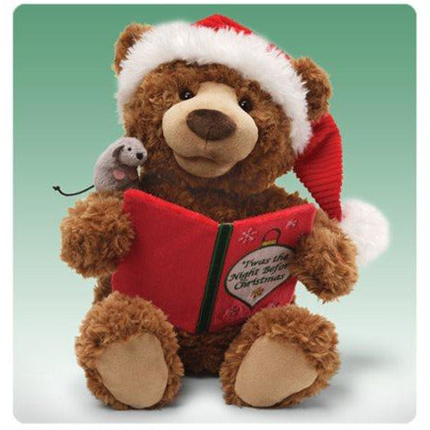 GUND Christmas Bear Animated Story Time Plush