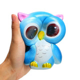 Super Slow Rise New Blue Owl Scented Squishy