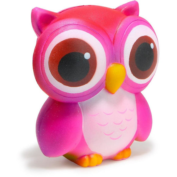 Super Slow Rise New Pink Owl Scented Squishy