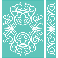 Cricut® 5x7 Embossing Folder & Border, Nathaniel's Penwork