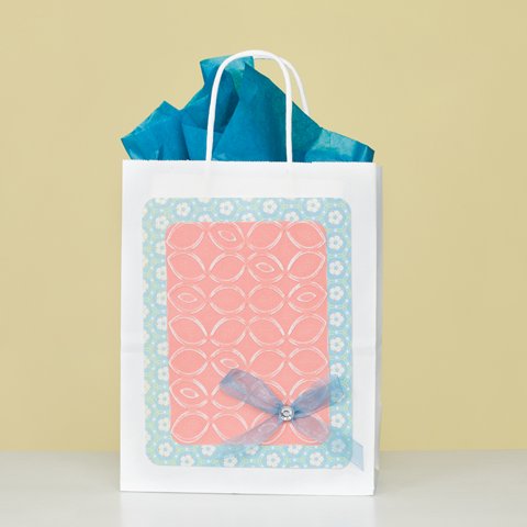 Cricut® 5x7 Embossing Folder & Border, Papaya Halves