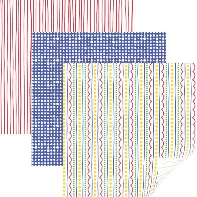 Cricut® Ditzy Dots Primary Sampler Patterned Iron On