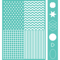 Cricut® Embossables Pattern & Icon Folder, Basic Shapes
