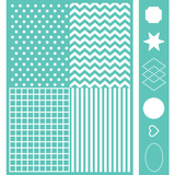 Cricut® Embossables Pattern & Icon Folder, Basic Shapes