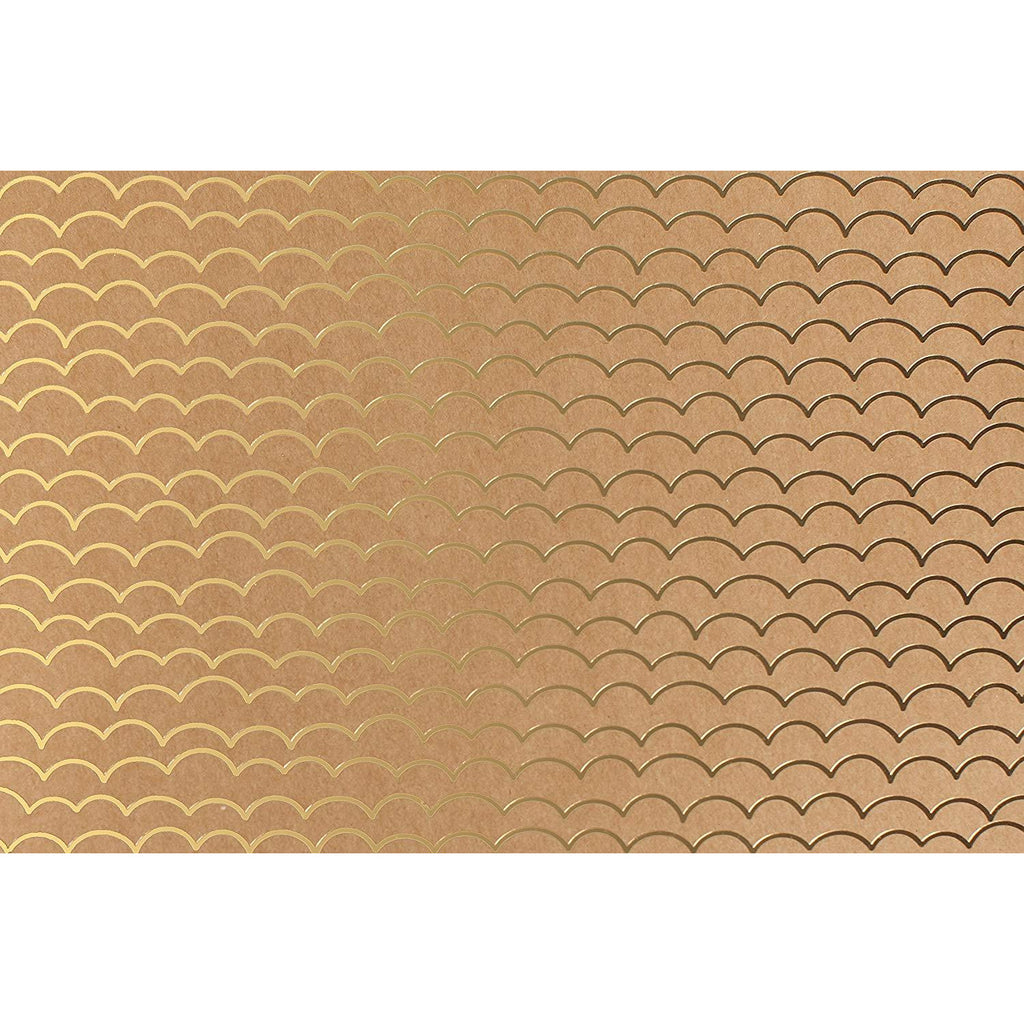 Cricut® Foil Embossed Paper - Gold/Kraft