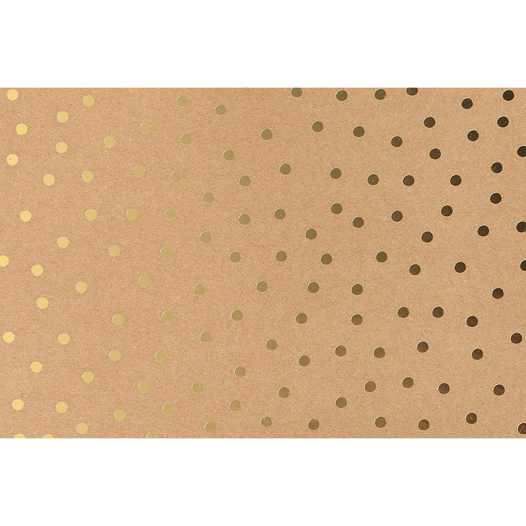Cricut® Foil Embossed Paper - Gold/Kraft