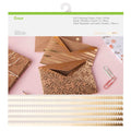 Cricut® Foil Embossed Paper - Gold/White