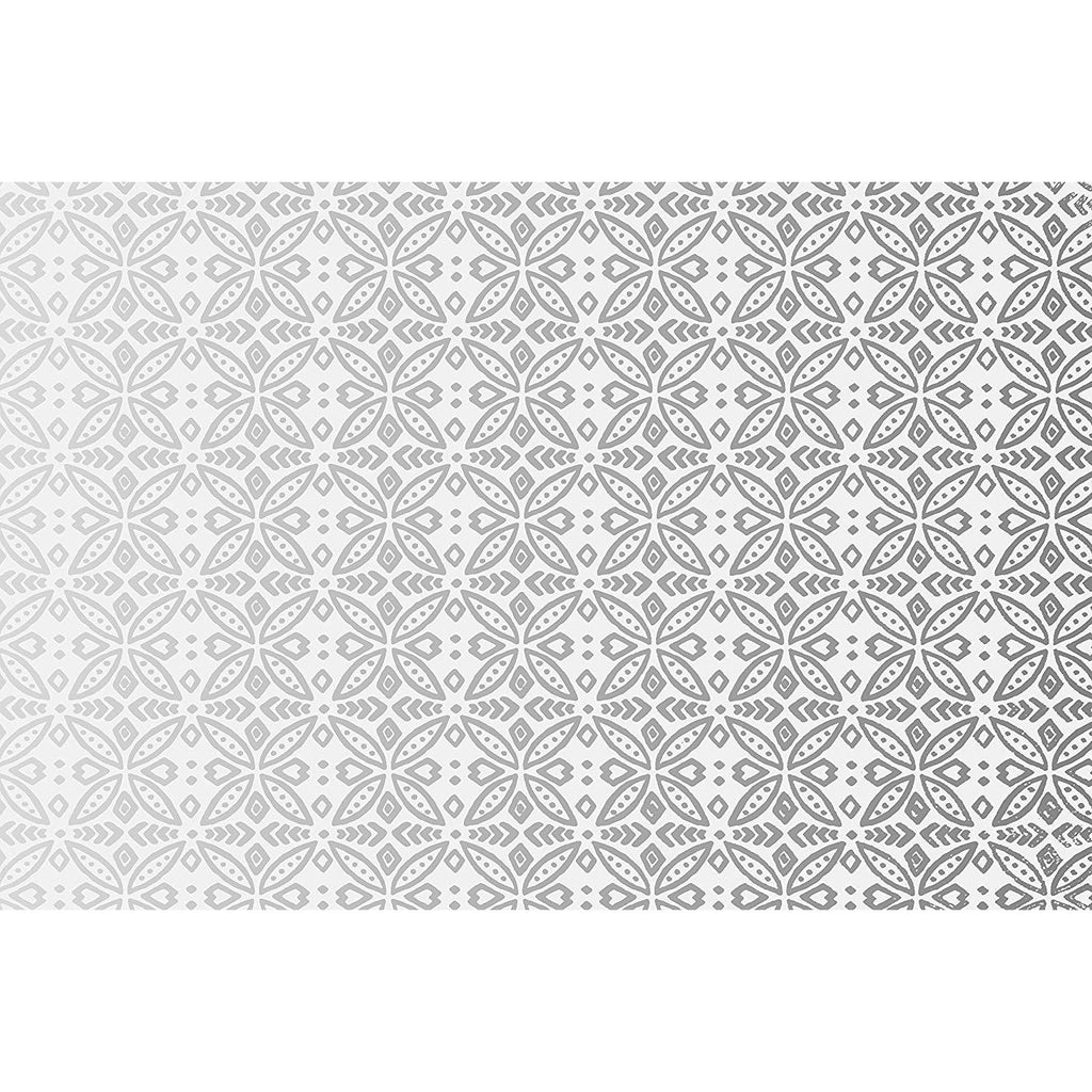Cricut® Foil Embossed Paper - Silver/White