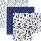 Cricut® In Bloom Blue Sampler Patterned Iron On