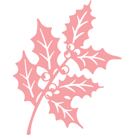 Cuttlebug™ Cut & Emboss Dies, A2 Holly Sprig