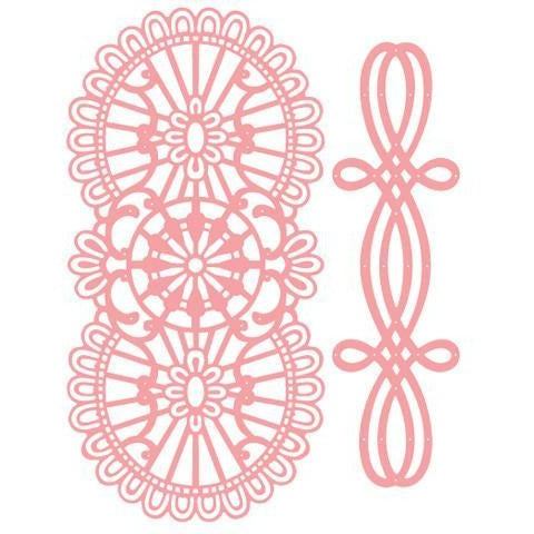 Cuttlebug™ Eleanor Laces Cut & Emboss Dies